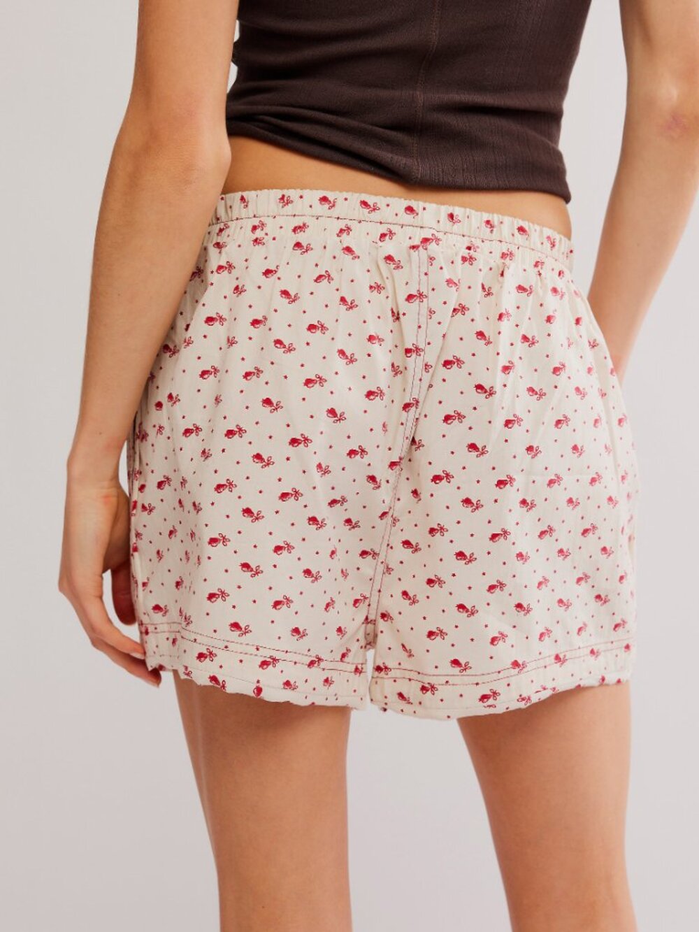 FREE PEOPLE We The Free Day To Day Floral Boxers / Sand Combo - Picture 4 of 6